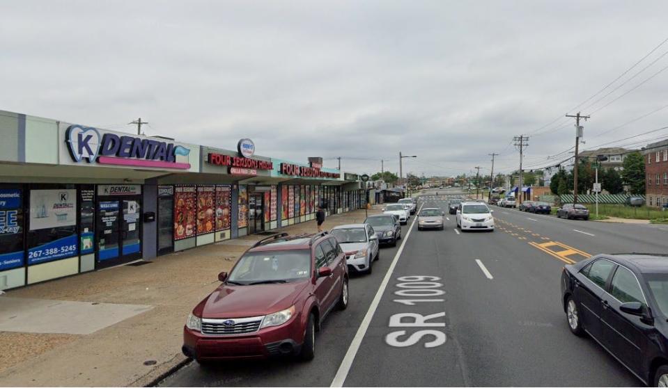 On Wednesday, Philadelphia police said 23-year-old New Bedford man James Cundiff was fatally shot in a parking lot behind a shopping plaza on this block of Bustleton Avenue, in the city's northeast section.