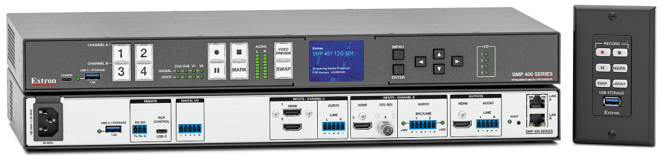 Extron’s Latest Multi-Channel Recording and Streaming Processor.