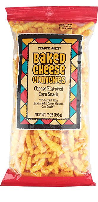 37) Baked Cheese Crunchies