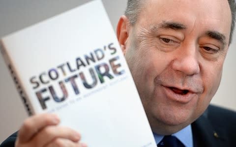 Alex Salmond predicted a second oil boom before the 2014 independence referendum