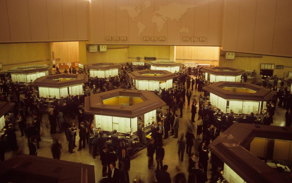 Trading floor of the London Stock Exchange