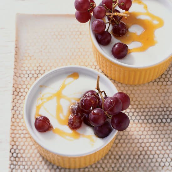 Yogurt Panna Cottas with Honey