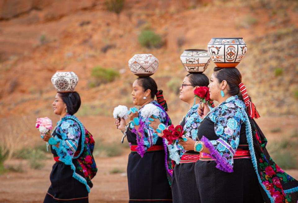 Zuni Pueblo Olla Maidens women's dance group (New Mexico TRUE)