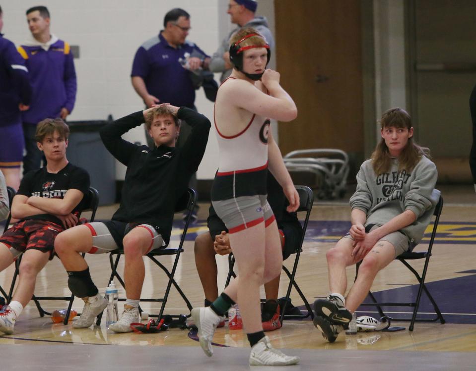 After winning just three varsity matches last season, Gilbert junior Ben Hammes is already up to 15 victories in 2022-2023.