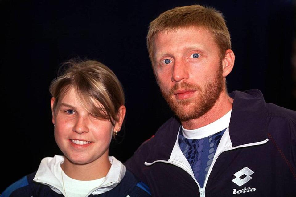 Anke Huber und Boris Becker