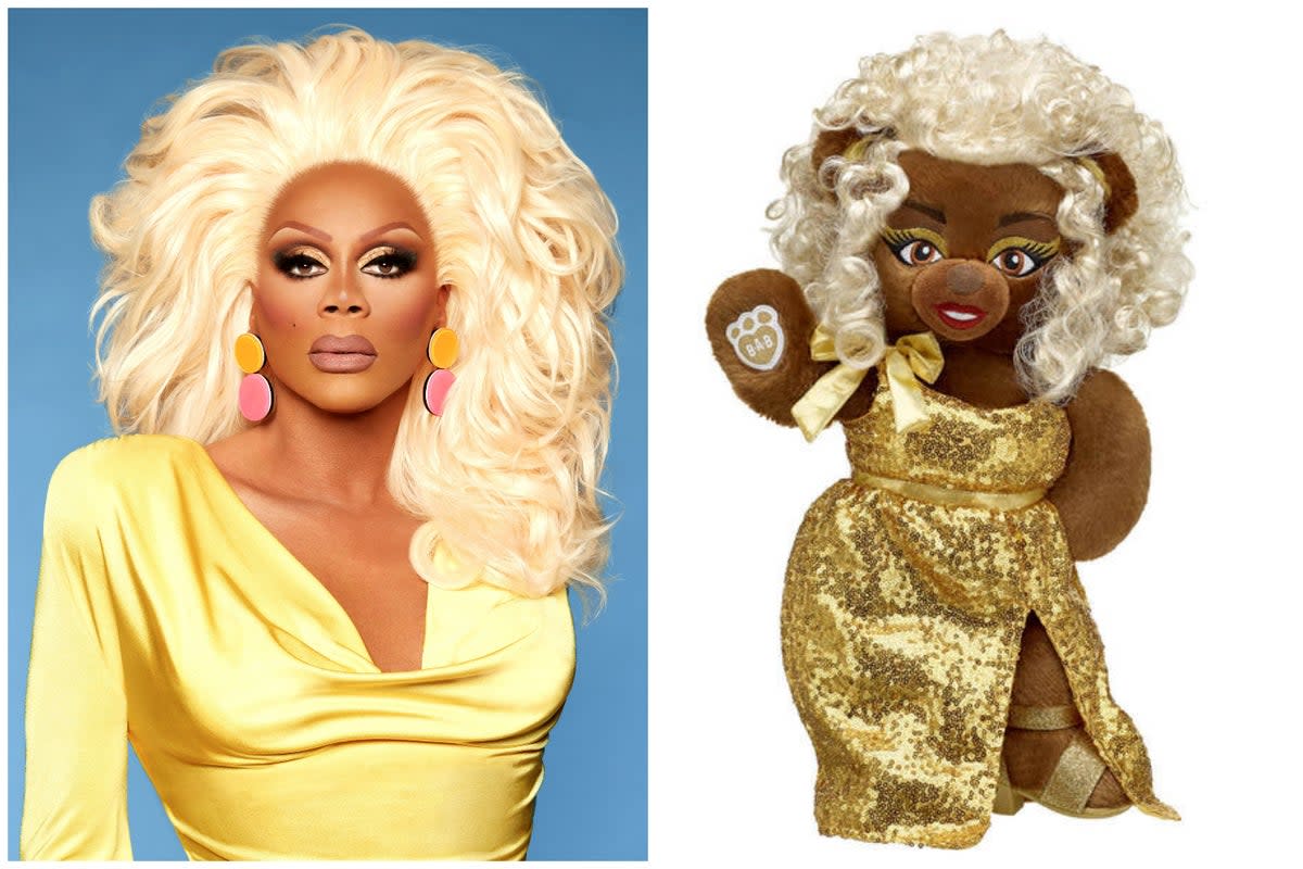 RuPaul’s Build-a-Bear doll has raised eyebrows online  (ES Composite)