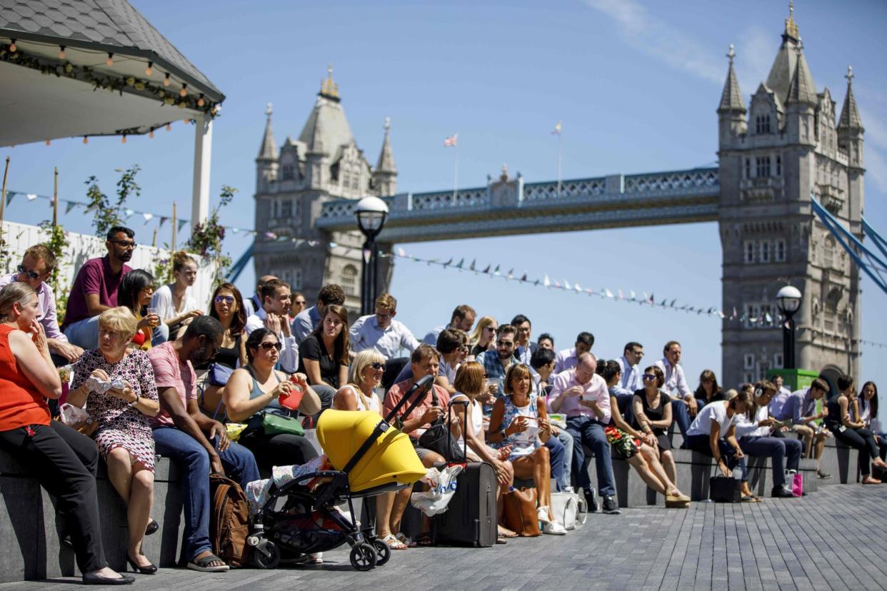 Net migration has risen in the UK but the number of people coming in from the EU has dipped: AFP/Getty Images