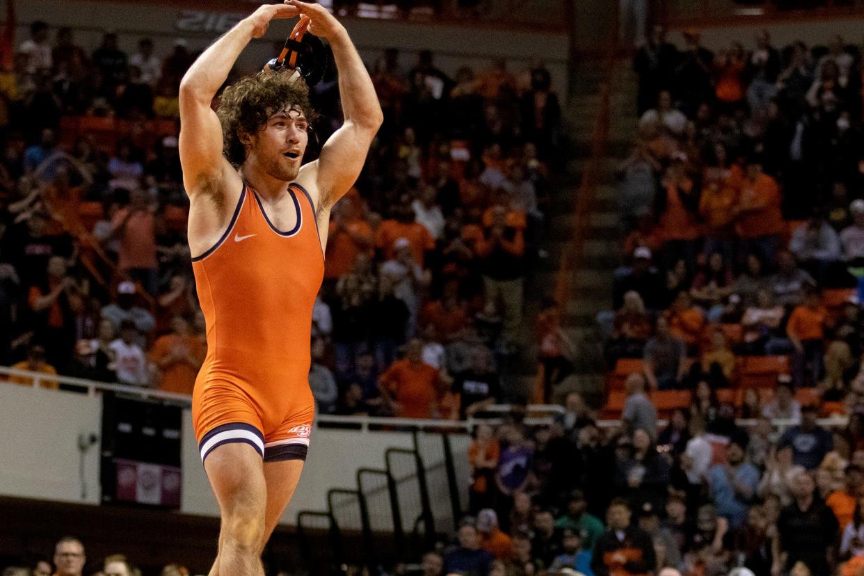 Will Oklahoma State's Daton Fix be healthy in time for the year's first Bedlam wrestling dual? OSU visits OU at 2 p.m. Sunday at McCasland Fieldhouse in Norman.