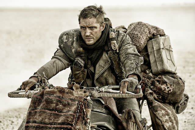 <p>Warner Bros.</p> Tom Hardy in 'Mad Max: Fury Road'