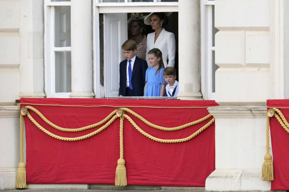 Queen's Platinum Jubilee – Royal Family watch Trooping the Colour