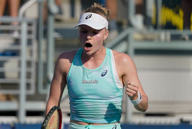 Harriet Dart claimed a standout win over Daria Kasatkina