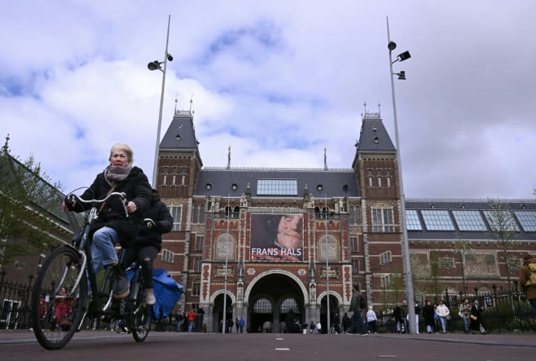 The parking space is located just a stone's throw from the Rijksmuseum in Amsterdam (JOHN THYS)