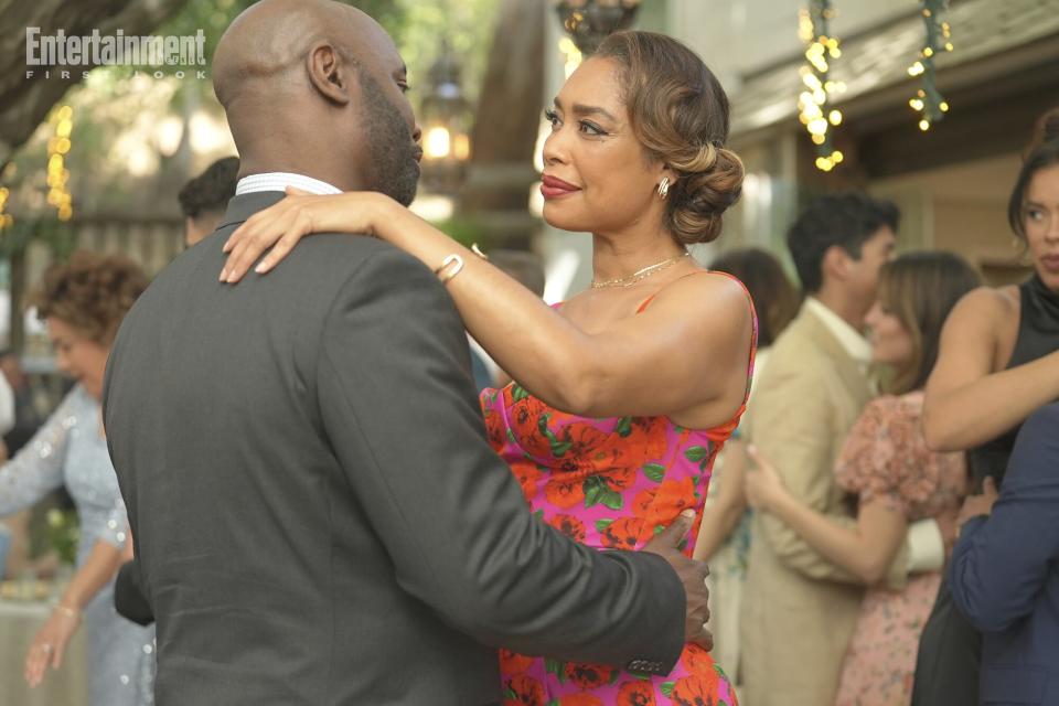 9-1-1 LONE STAR: L-R: Guest star D.B. Woodside and Gina Torres in the "In Sickness and In Health" episode of 9-1-1 LONE STAR airing Tuesday, May 16 (9:01-10:00 PM ET/PT) on FOX. © 2023 Fox Media LLC. CR: Kevin Estrada/FOX.