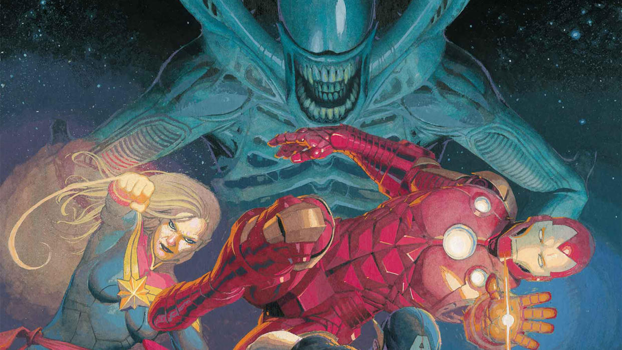  Aliens Vs. Avengers #1. 