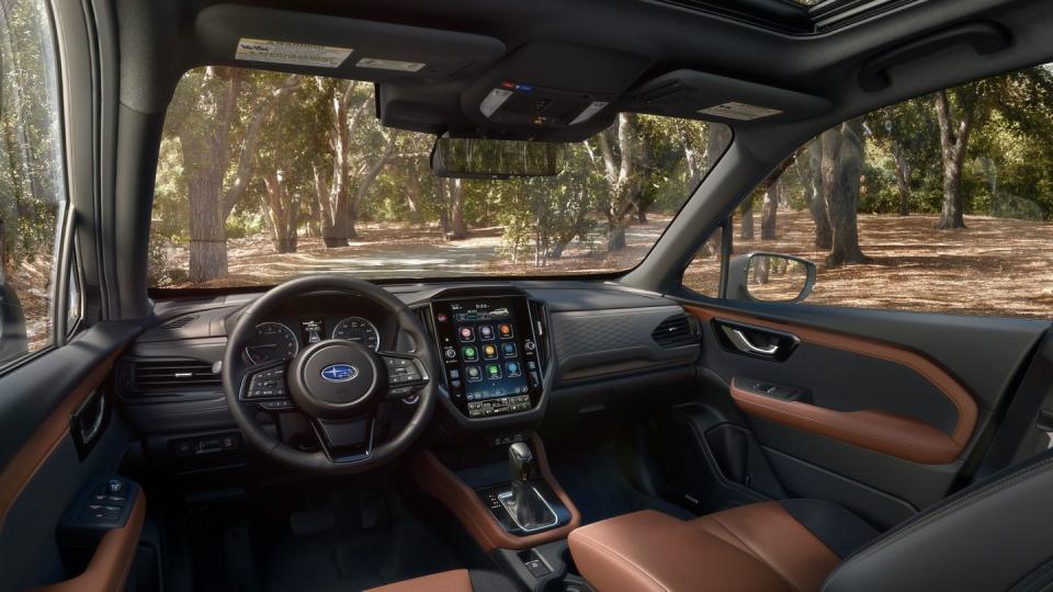 2025 subaru forester in photo studio style images