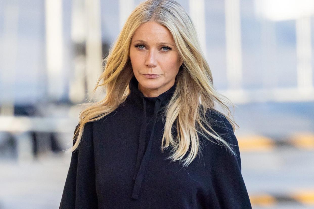 LOS ANGELES, CA - NOVEMBER 08: Gwyneth Paltrow is seen at "Jimmy Kimmel Live" on November 08, 2021 in Los Angeles, California. (Photo by RB/Bauer-Griffin/GC Images)