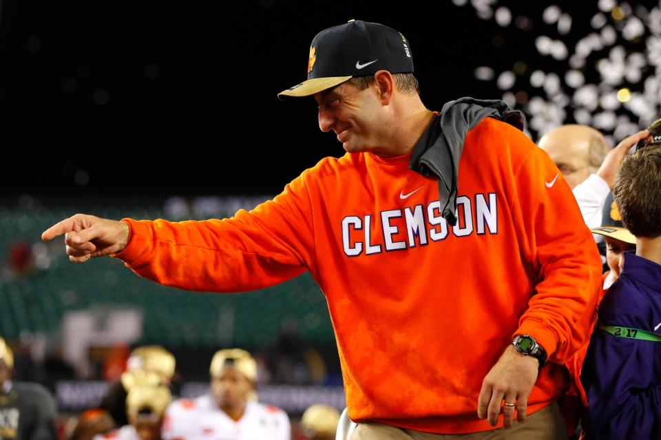 Don't expect Clemson to be heading across the Atlantic anytime soon. (Getty) 