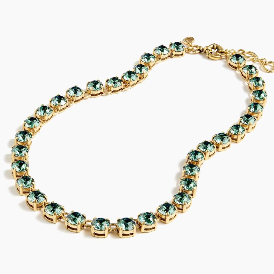 <strong><a href="https://www.jcrew.com/p/womens_category/jewelry/statement/swarovski-crystal-dot-necklace/06515" target="_blank" rel="noopener noreferrer">Get the&nbsp;Swarovski Crystal dot necklace for $118﻿</a></strong>