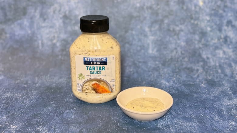 Waterfront Bistro tartar sauce bottle