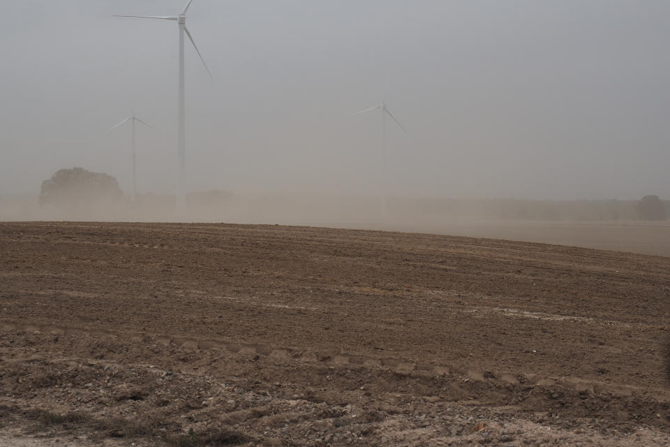 Dürre und Sturm führen zum Sandsturm im Mecklenburg. (Bild: Getty Images)