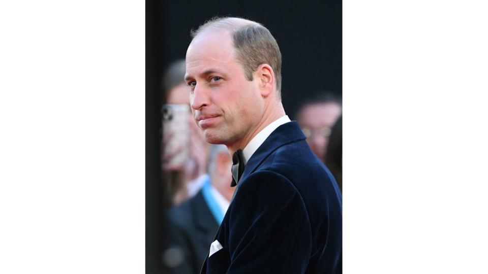 Prince William in a navy suit