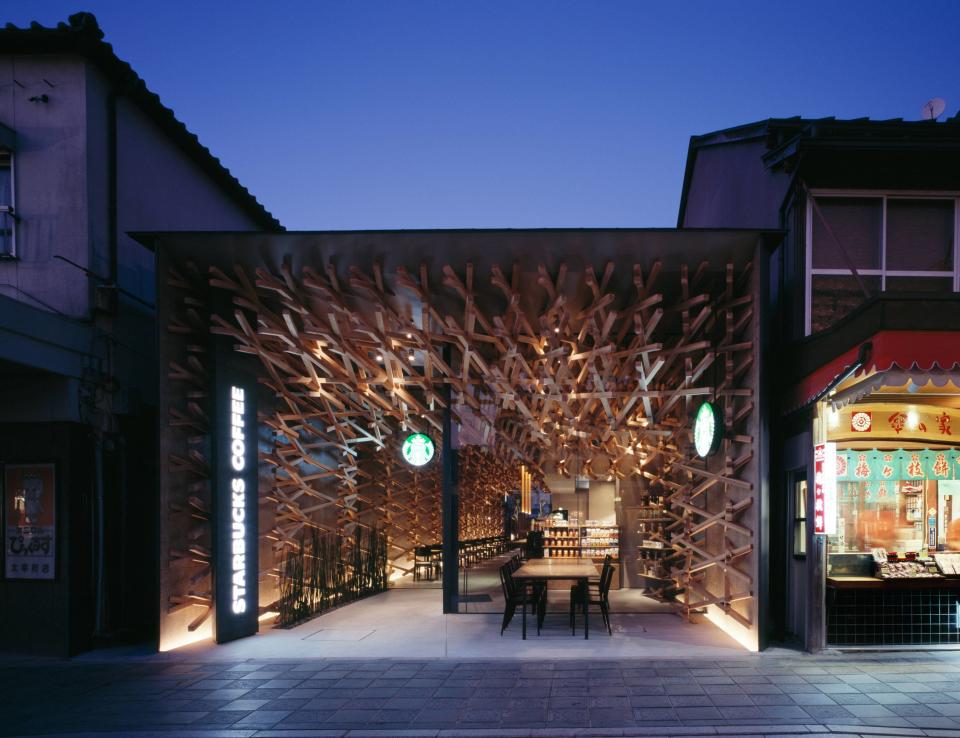 Kengo Kuma designs the world's most peaceful Starbucks