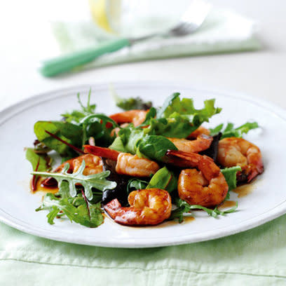 griddled prawns