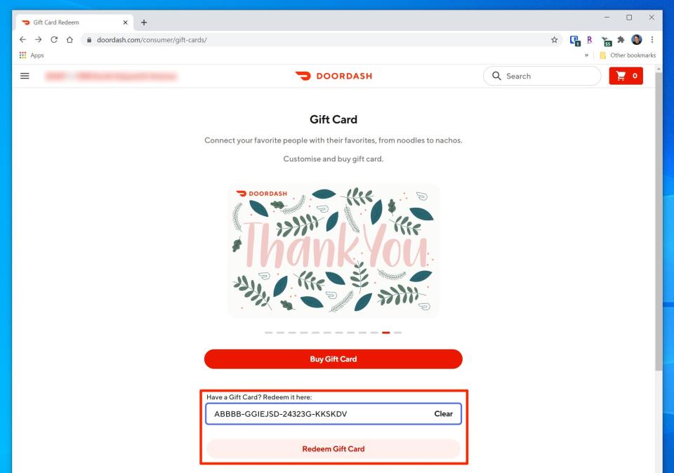 Can_you_use_gift_cards_on_Doordash 3