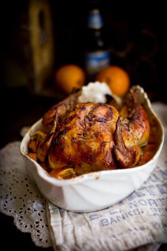 <strong>Get the&nbsp;<a href="http://www.adventures-in-cooking.com/2012/10/roast-chicken-with-yams-oranges-blue.html" target="_blank" data-beacon-parsed="true">Roast Chicken with Yams, Oranges and Blue Moon recipe</a>&nbsp;with Adventures in Cooking</strong><a href="https://www.huffingtonpost.com/2015/08/19/roast-chicken-recipes_n_6922528.html#5949332" data-beacon-parsed="true"></a>