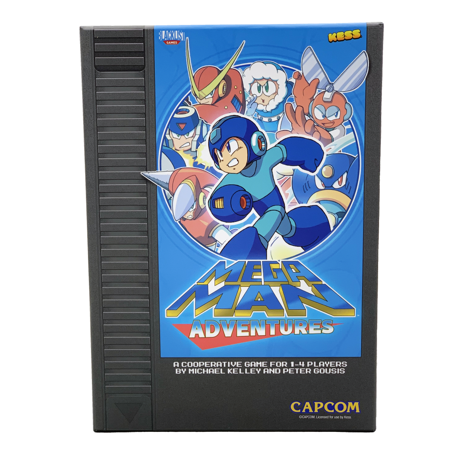 Mega Man Adventures brings the NES platformer to your tabletop. (Photo: Kess Games)