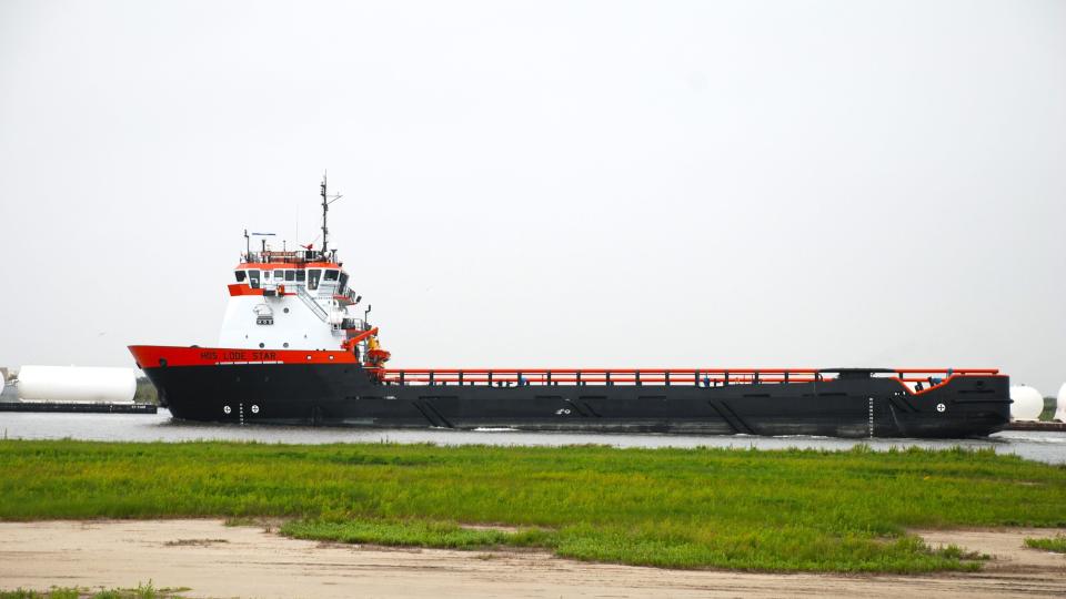 One of the two vessels the Woods Hole, Martha's Vineyard and Nantucket Steamship Authority purchased in September.