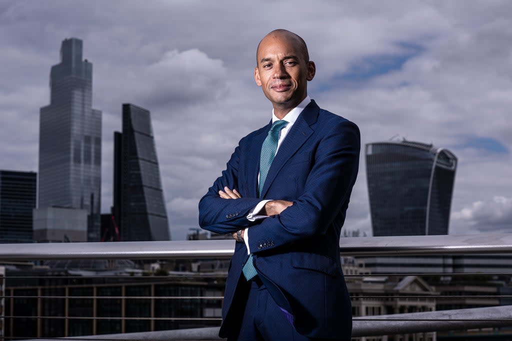 Chuka Umunna is now JPMorgan’s head of ESG in Europe (Daniel Hambury/@stellapicsltd)