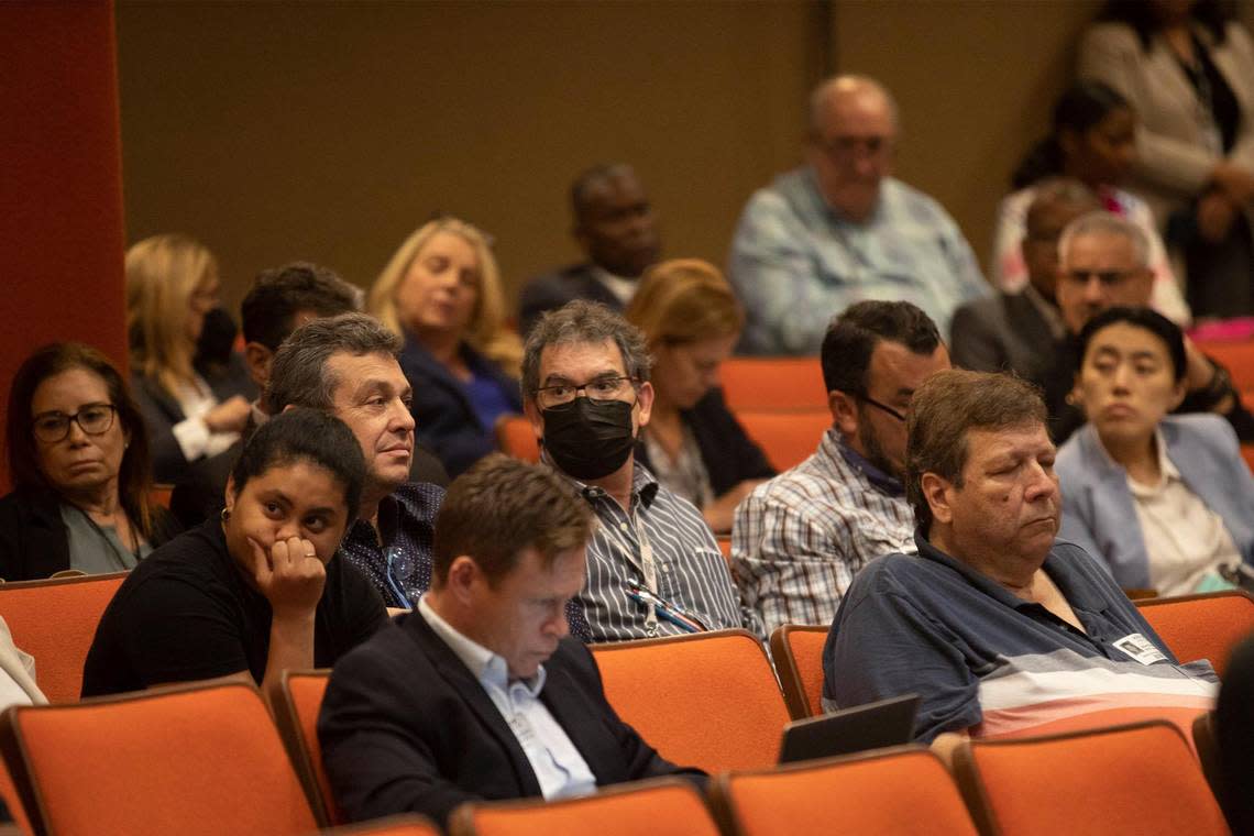 At the Miami-Dade County School Board meeting on Wednesday, July 20, 2022, more than 40 people spoke about whether the board should adopt or not adopt a sexual-education textbook for the coming school year. Only four objected to the textbook, yet the School Board voted 5-4 not to adopt it after a group raised issues about the textbook pertaining to gender identity, birth control and other lessons.