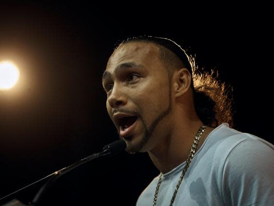 Keith Thurman speaks ahead of his fight vs Manny Pacquiao (AP)