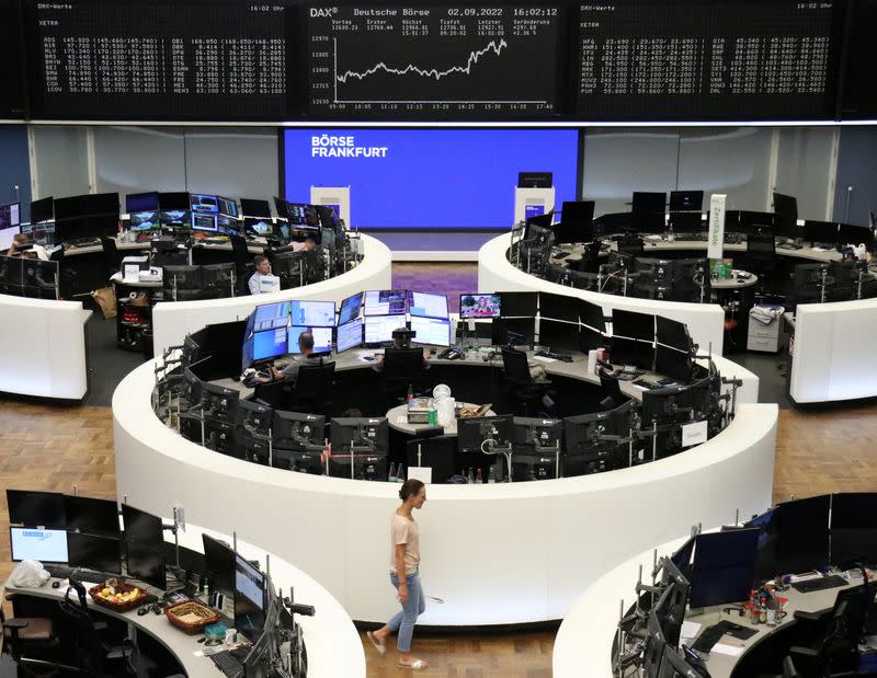 German share price index DAX graph is pictured at the stock exchange in Frankfurt