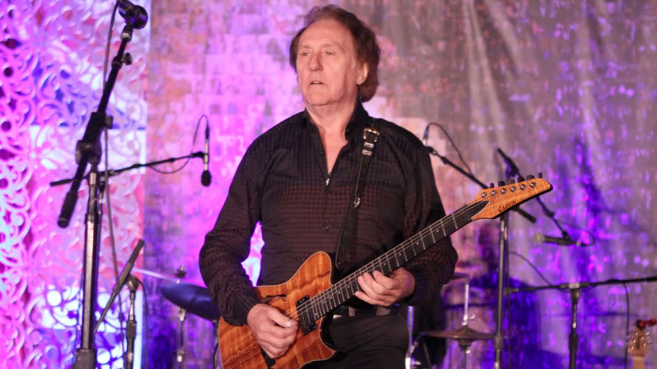 Musician Denny Laine performing at BritWeek's 10th Anniversary VIP Reception & Gala at Fairmont Hotel on May 1, 2016 in Los Angeles, California. - Randy Shropshire/Getty Images