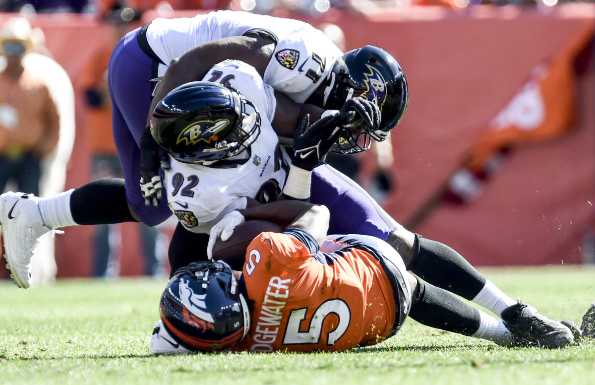 Broncos QB Teddy Bridgewater exits Ravens game with concussion