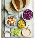 <p>Perfect food for sharing. Our home-made tacos have a wonderful toasty flavour.</p><p><strong>Recipe: <a href="https://www.goodhousekeeping.com/uk/food/recipes/a558585/fish-tacos/" rel="nofollow noopener" target="_blank" data-ylk="slk:Fish Tacos" class="link ">Fish Tacos</a></strong></p>