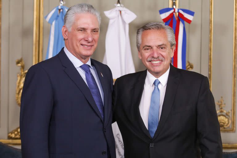 Alberto Fernández se reunió con el presidente cubano Miguel Díaz-Canel