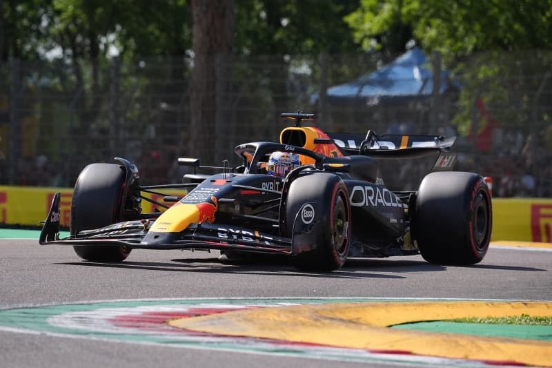 Dutch Formula One driver Max Verstappen of the Red Bull Racing team in action during the qualifying session at the Autodromo  Internazionale Enzo e Dino Ferrari race track, ahead of the Formula One Emilia Romagna Grand Prix. Hasan Bratic/dpa
