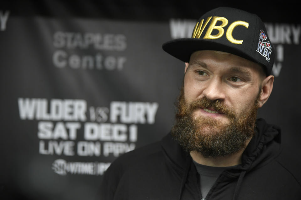 Tyson Fury Media Workout