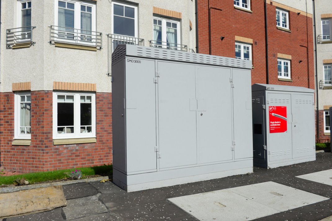 <em>The broadband boxes have been placed right outside the pensioners’ homes (SWNS)</em>