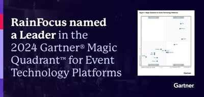 Gartner names RainFocus a Leader in Event Technology