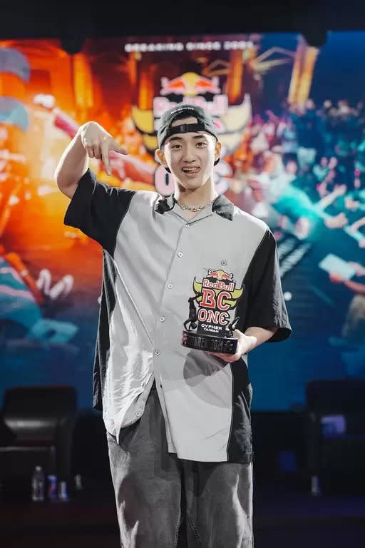 B-Boy Jasper吳定杰於2024 Red Bull Bc One 台灣大賽成功挑戰史上最年輕B-Boy冠軍。Red Bull提供