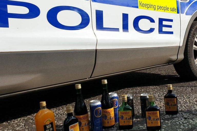 Scottish police force mercilessly mocked for stopping football supporters' bus and confiscating fans' alcohol