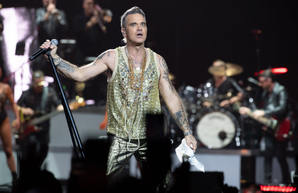 Robbie Williams plans TV show credit:Bang Showbiz