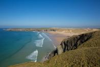 <p>Located on the north coast of Cornwall, the stunning three miles of sand at Perranporth beach is backed by extensive sand dunes. Easily accessible by car and ideal for surfers, thanks to the crashing waves. </p>