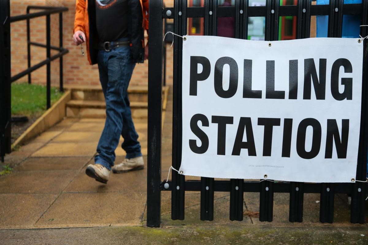 File photo: A polling station in Darlington. <i>(Image: SARAH CALDECOTT)</i>