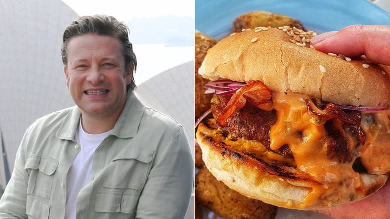 Jamie Oliver and Insanity burger 