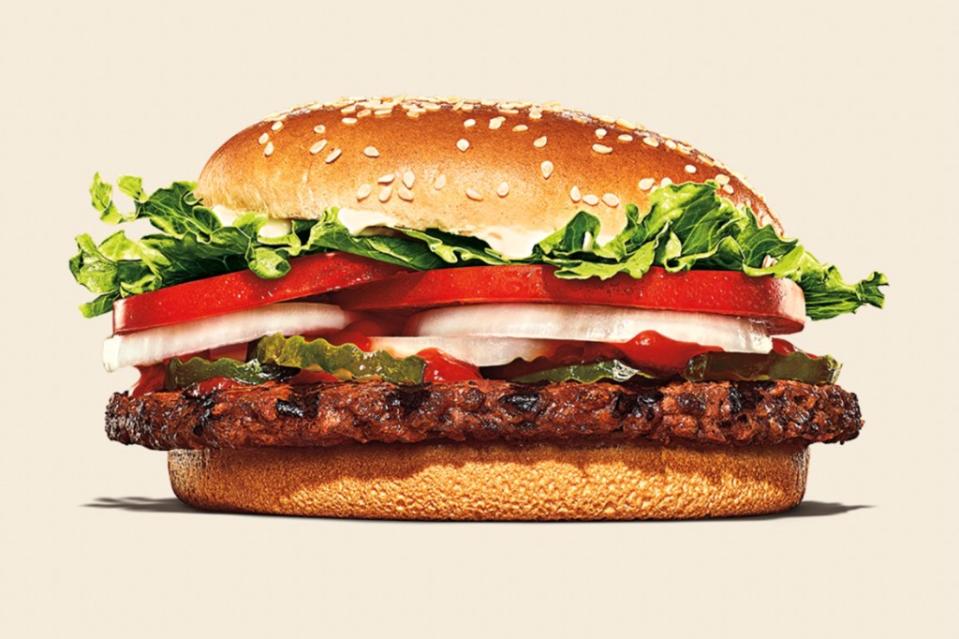 Burger King customers can redeem a free Whopper or vegetarian Impossible Whopper with a purchase of $3 or more through the “Offers” tab in the mobile app or on bk.com. Burger King